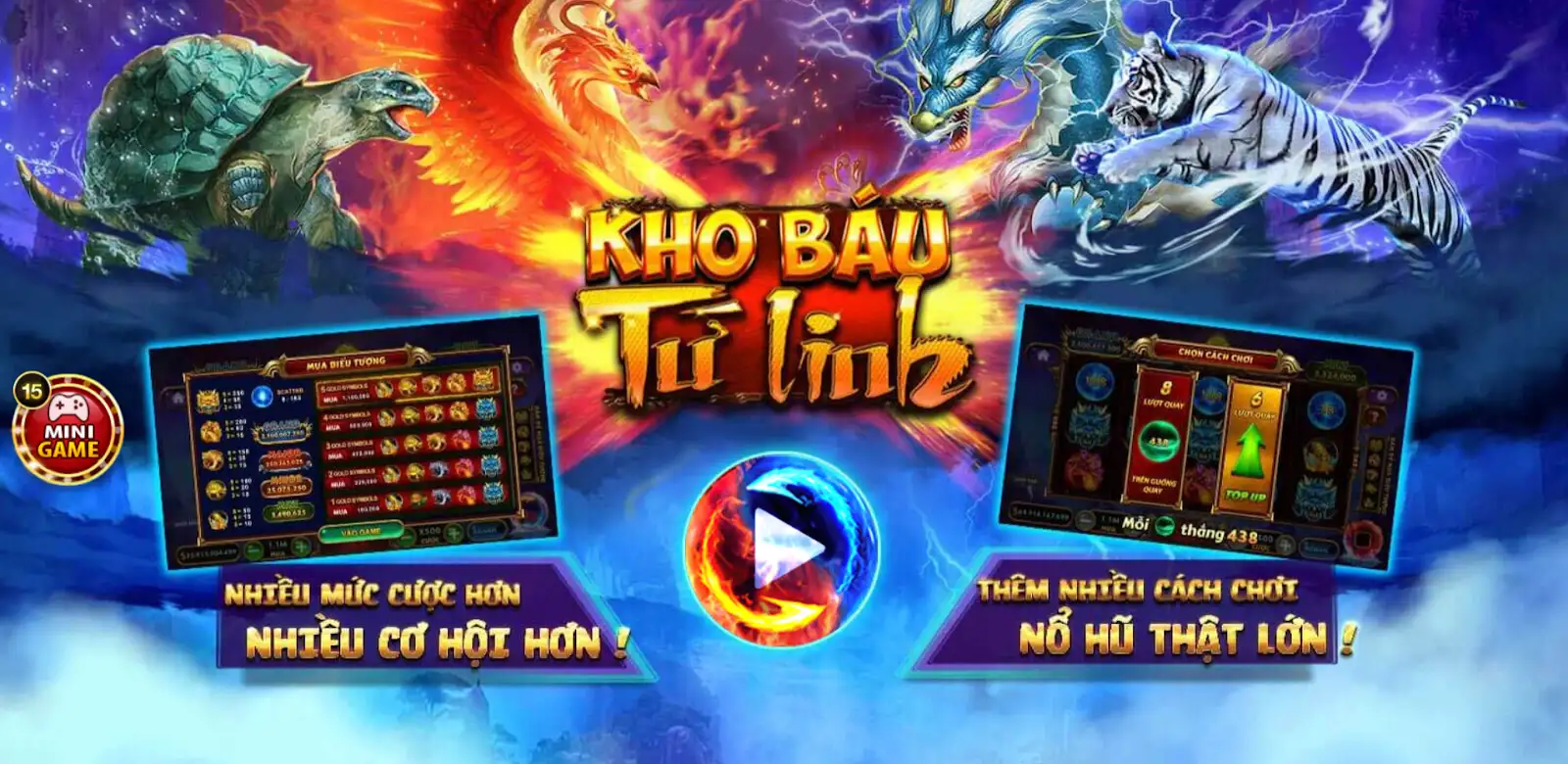 Các trò chơi slot phổ biến tại trang web game Iwin