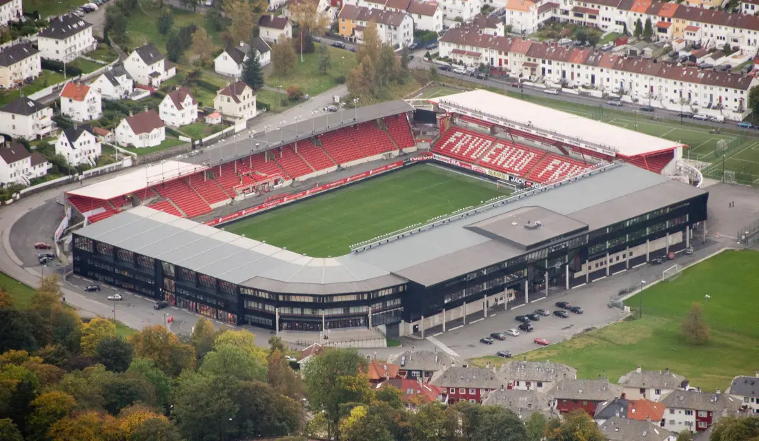 Sân vận động Brann Stadion: Khám phá lịch sử và thiết kế độc đáo của sân bóng nổi tiếng