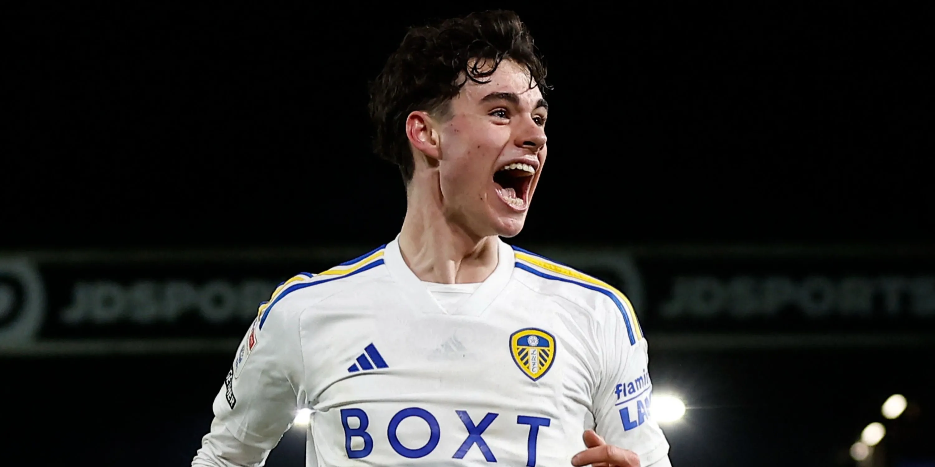 Archie Gray trong màu áo Leeds United