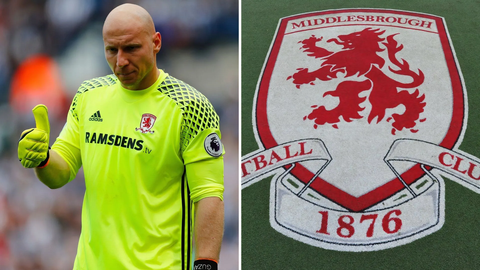 Biểu tượng CLB Middlesbrough tại Premier League