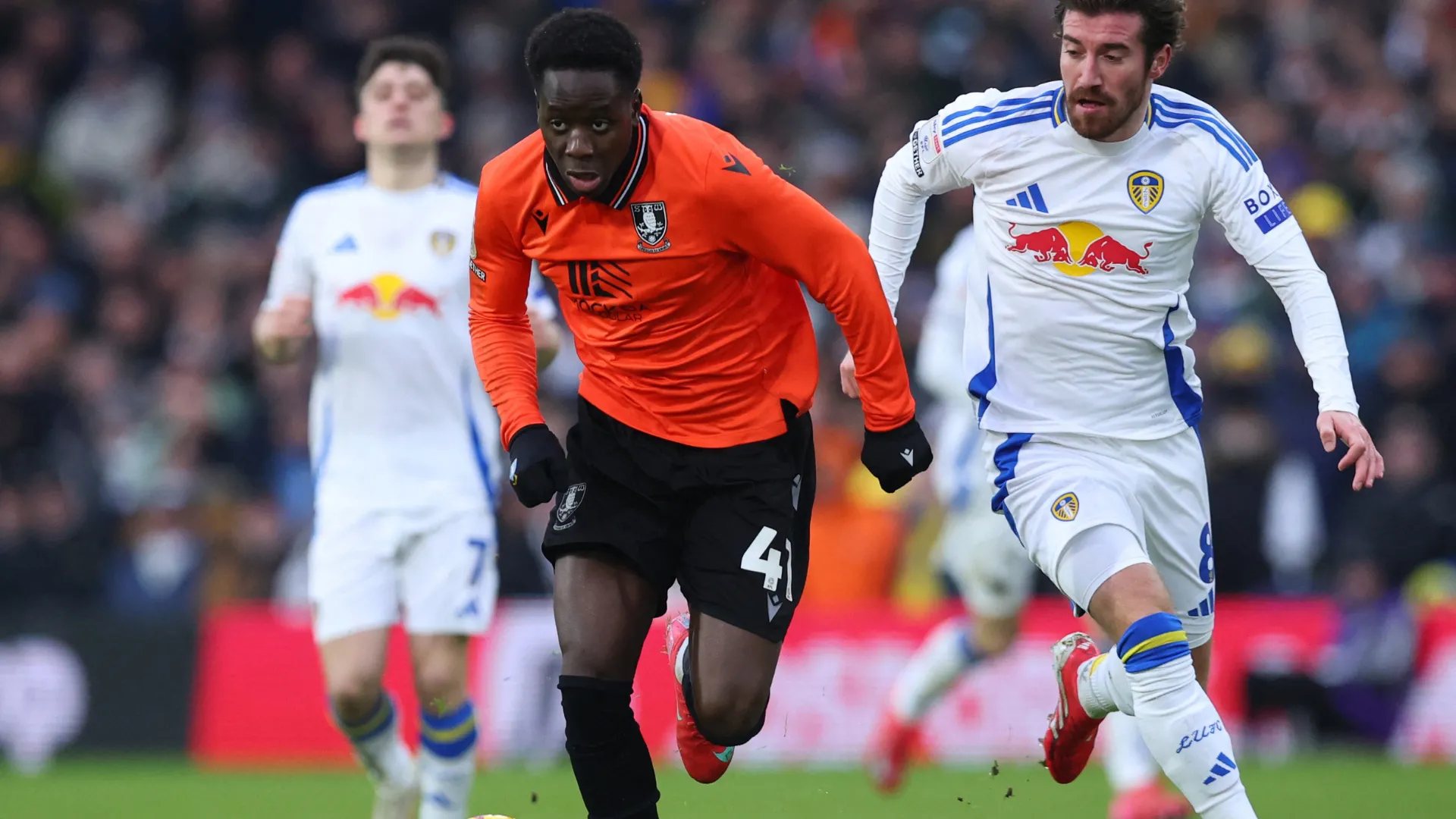 Cầu thủ chạy cánh Djeidi Gassama thi đấu cho Sheffield Wednesday