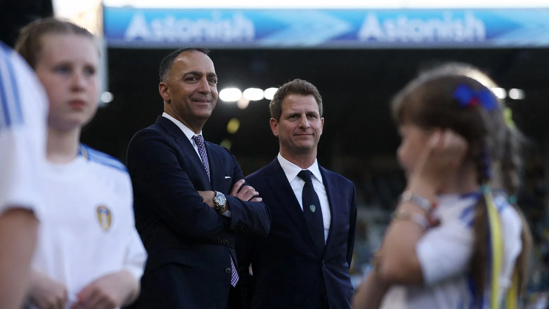 Chủ tịch Leeds United Paraag Marathe tại sân Elland Road, minh chứng cho tham vọng của CLB