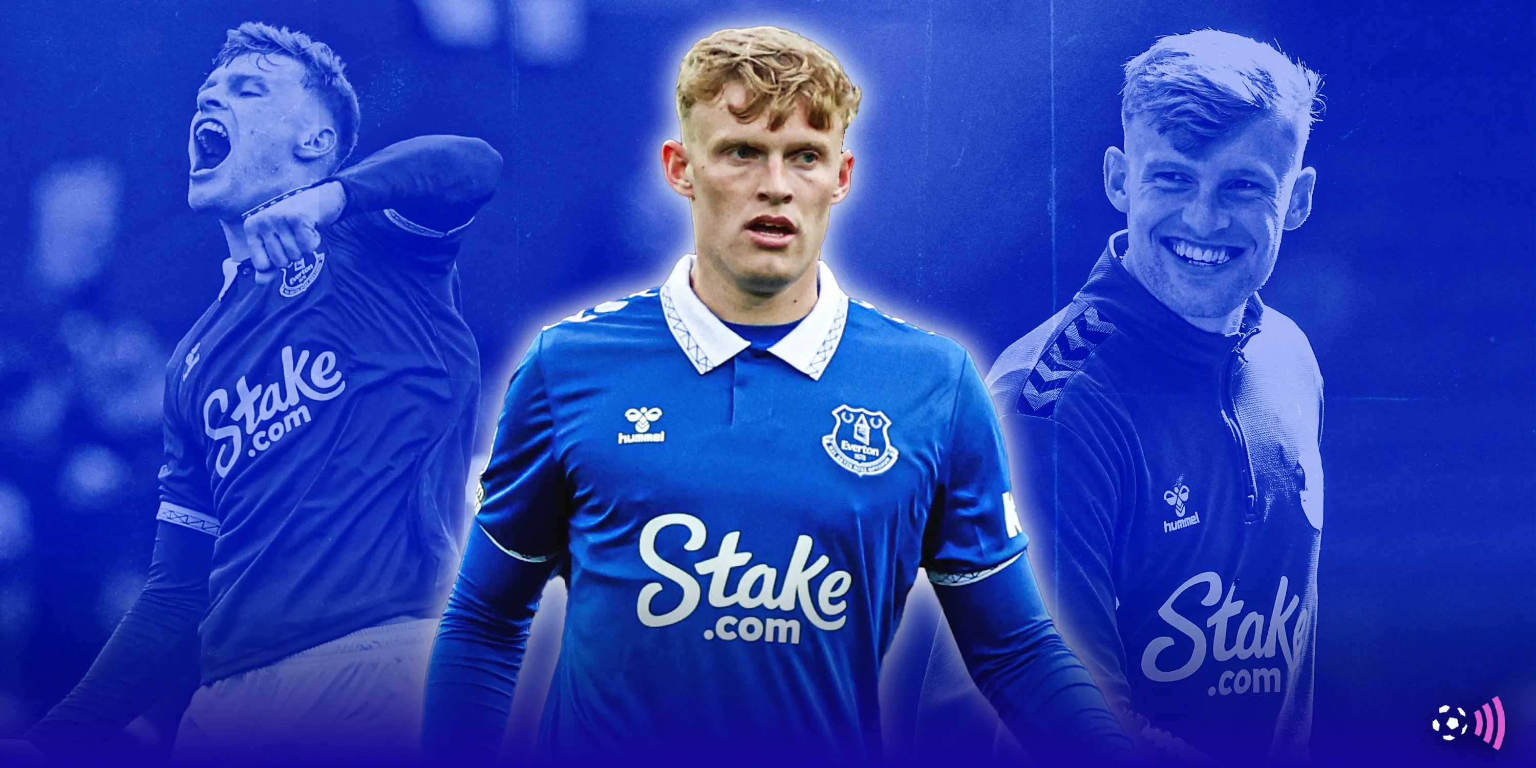 Jarrad Branthwaite thi đấu cho Everton.
