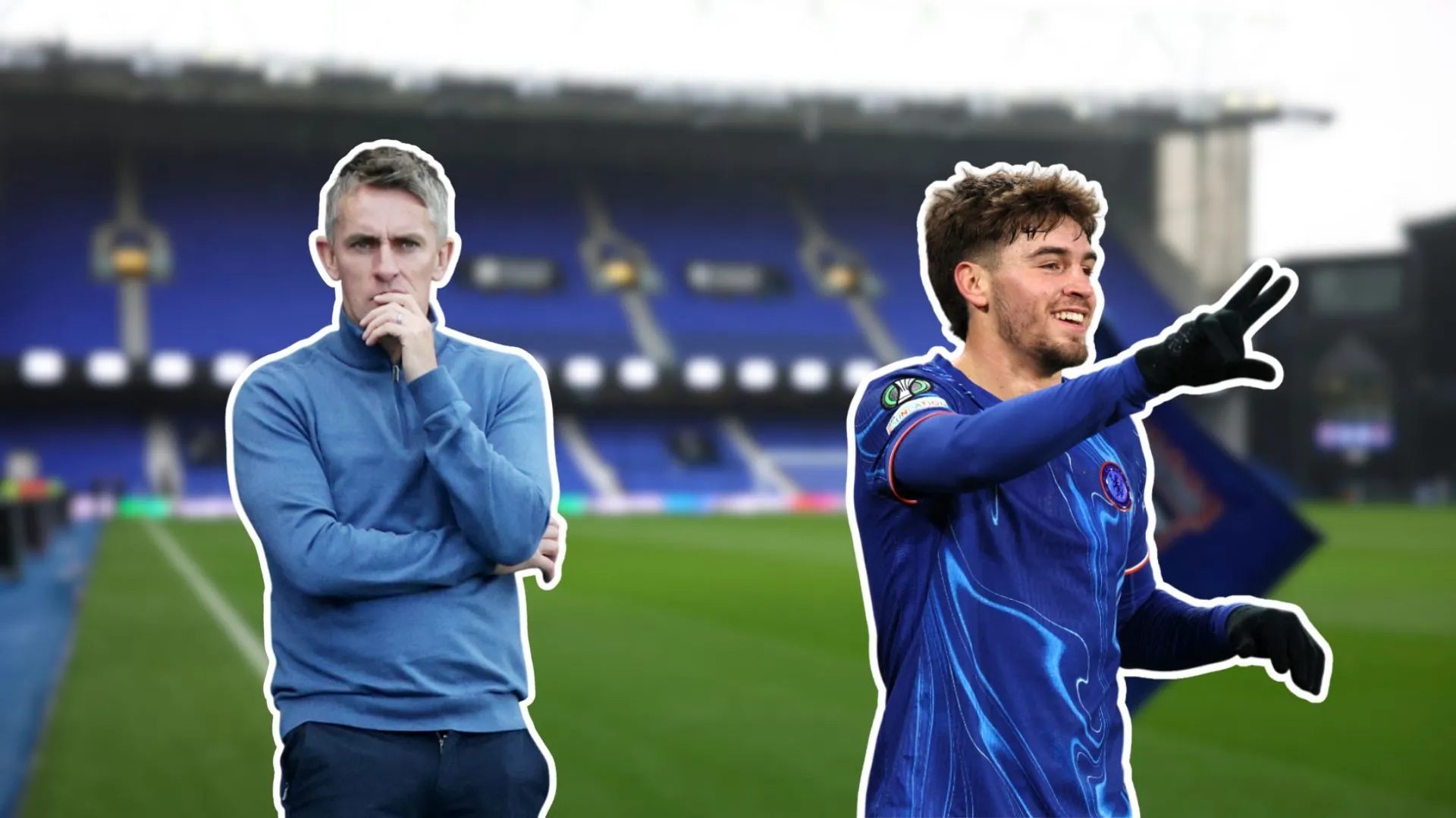 Kieran McKenna (trái) &amp; Marc Guiu (phải) - Sân Portman Road