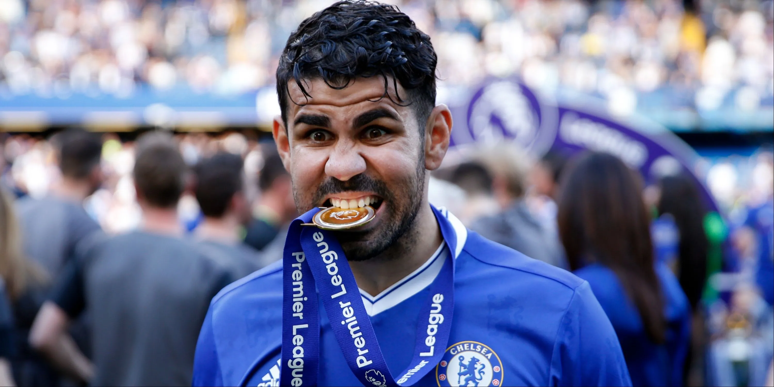 Tiền đạo Diego Costa trong màu áo Chelsea