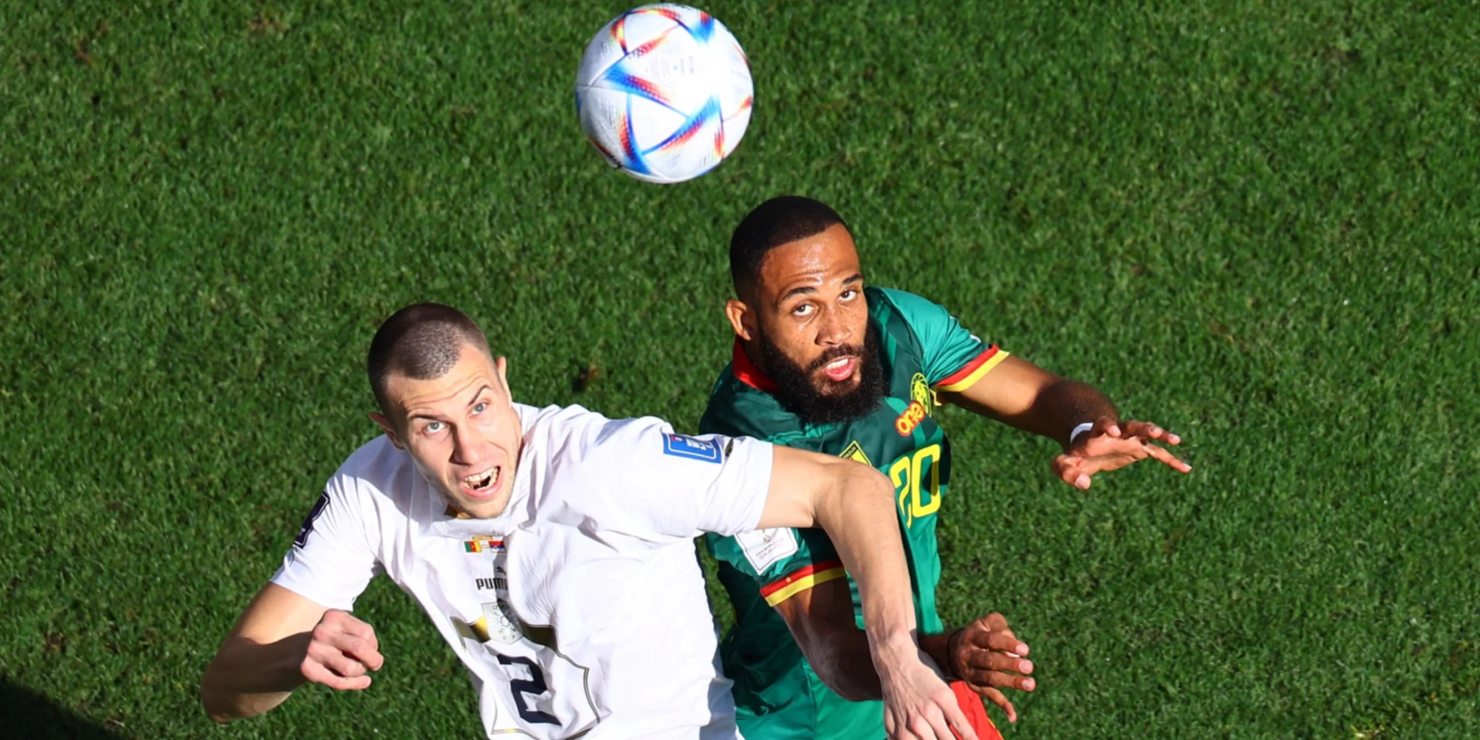 Bryan Mbeumo trong màu áo đội tuyển Cameroon