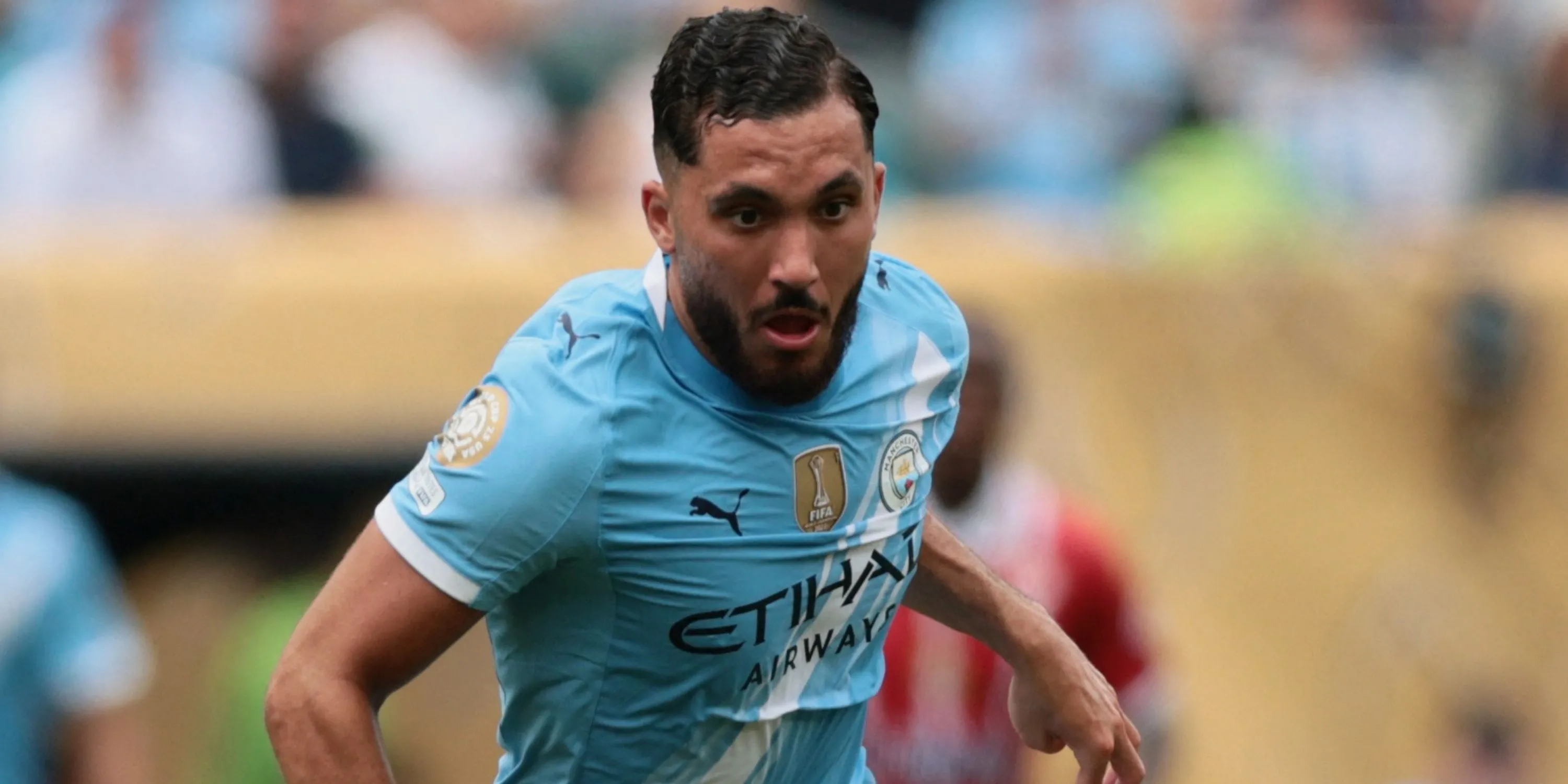 Tiền vệ Rayan Cherki trong màu áo Manchester City ra mắt tại FIFA Club World Cup