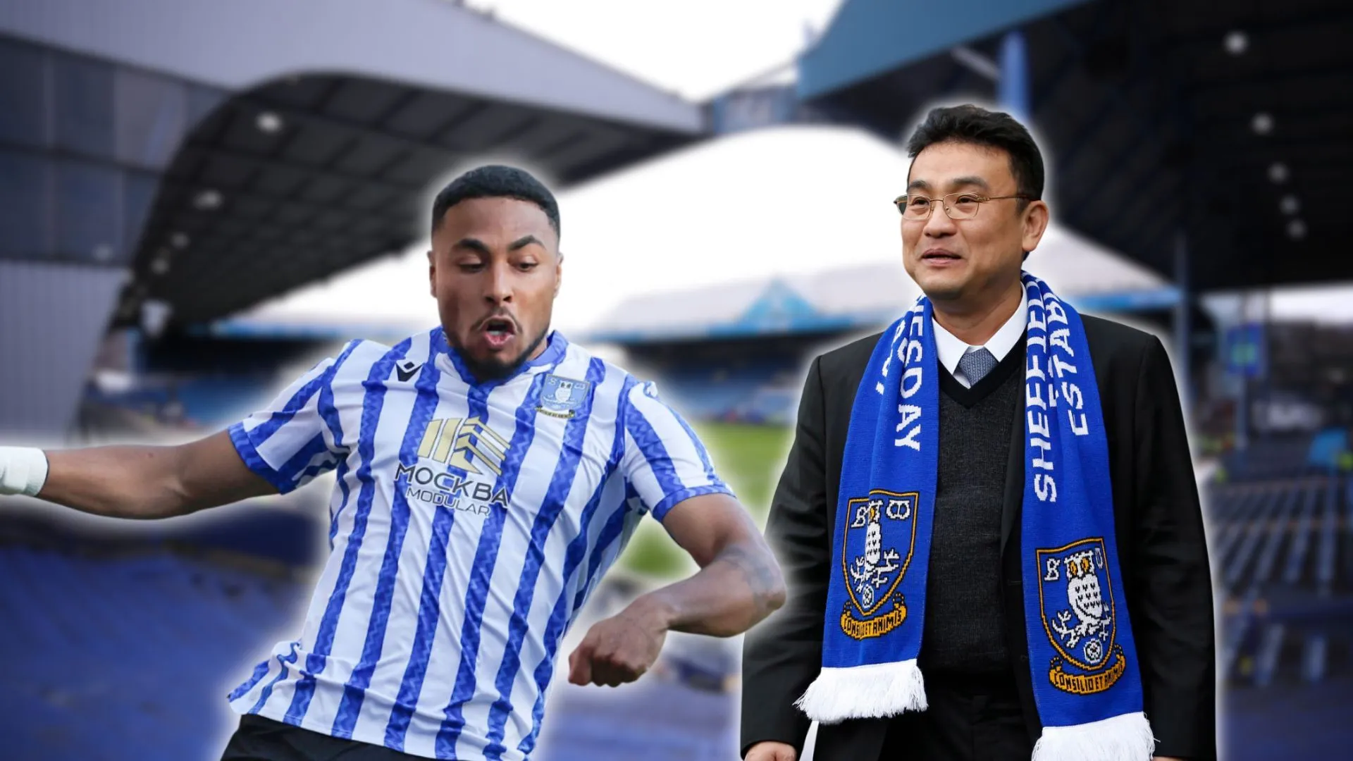 Chủ tịch Dejphon Chansiri cùng cầu thủ Sheffield Wednesday trong bối cảnh khó khăn tại sân Hillsborough