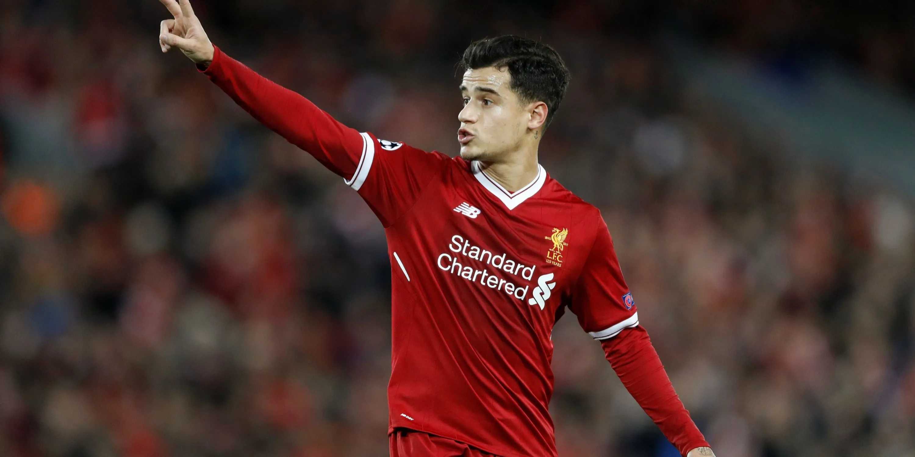 Tiền vệ Philippe Coutinho khi còn thi đấu cho Liverpool