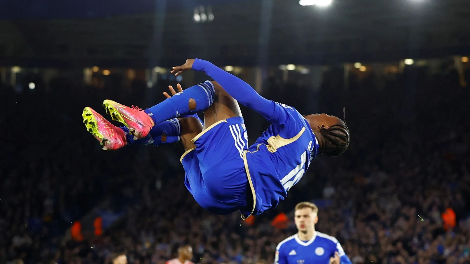 Abdul Fatawu tiền vệ cánh của Leicester City.